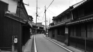 彦根市 河原町芹町地区の町並み