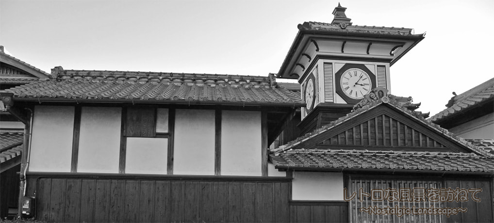 野良時計と武家屋敷と江戸風情。安芸市『土居廓中』の町並み